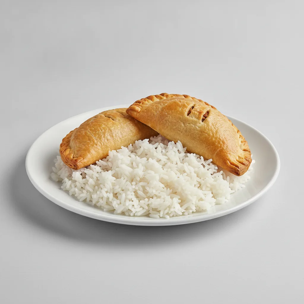 2 Lechon Empanadas with Double Rice