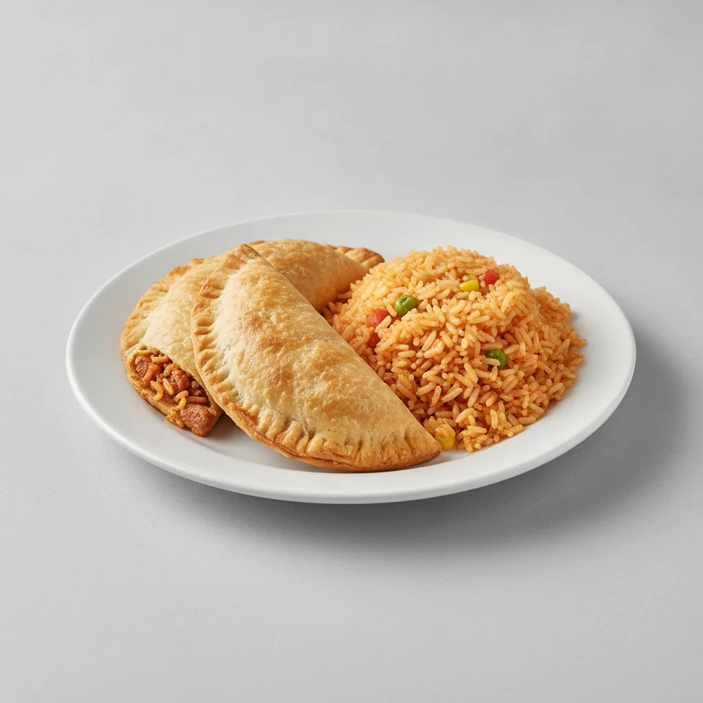 2 Aybonito Empanadas with Double Rice