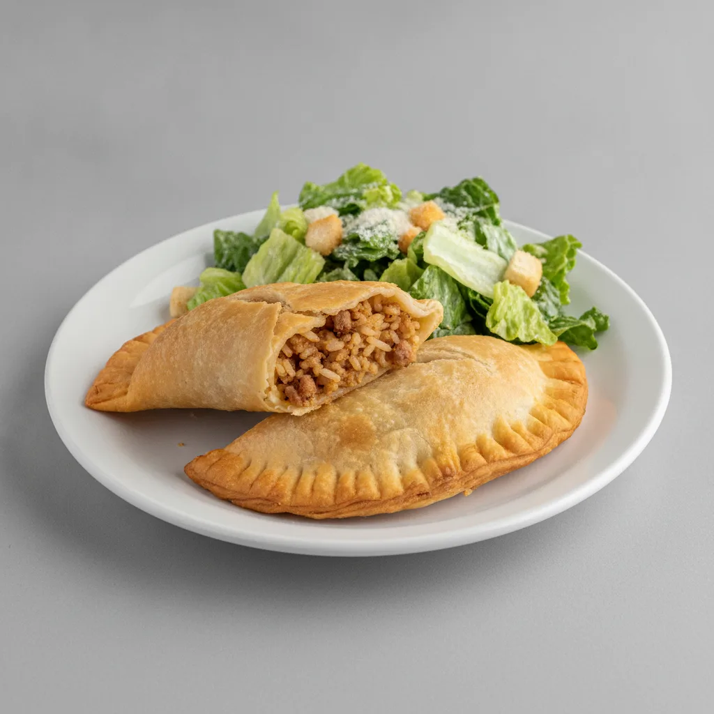 2 Aybonito Empanadas with Caesar Salad