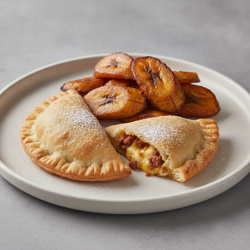 2 Chorizo Empanadas with Maduros