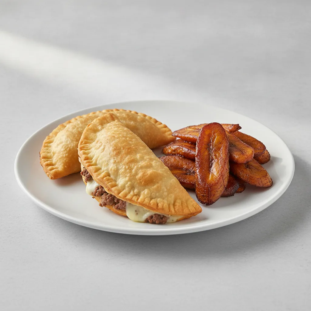 2 Macho Man Empanadas with Maduros
