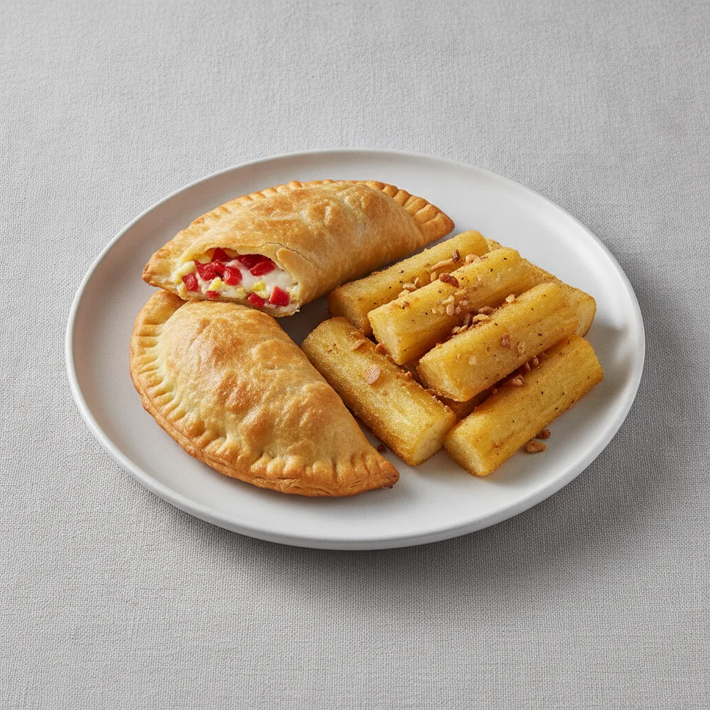 2 Gallinas Empanadas with Yuca Al Mojo