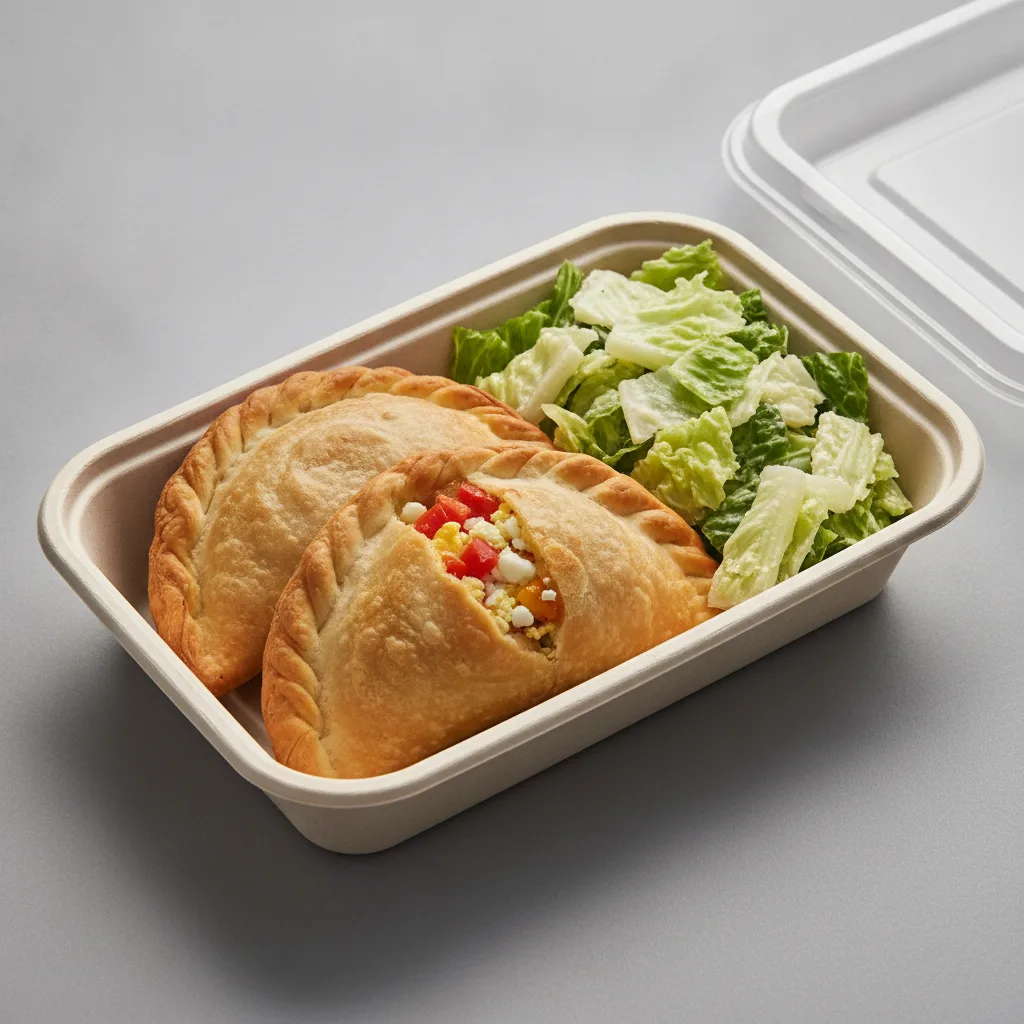 2 Gallinas Empanadas with Caesar Salad