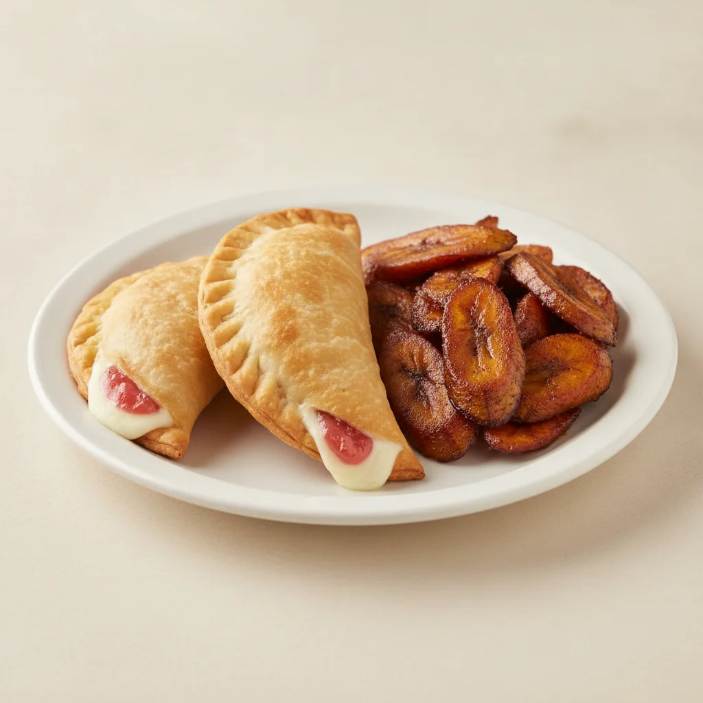 2 Guavacito Empanadas with Maduros