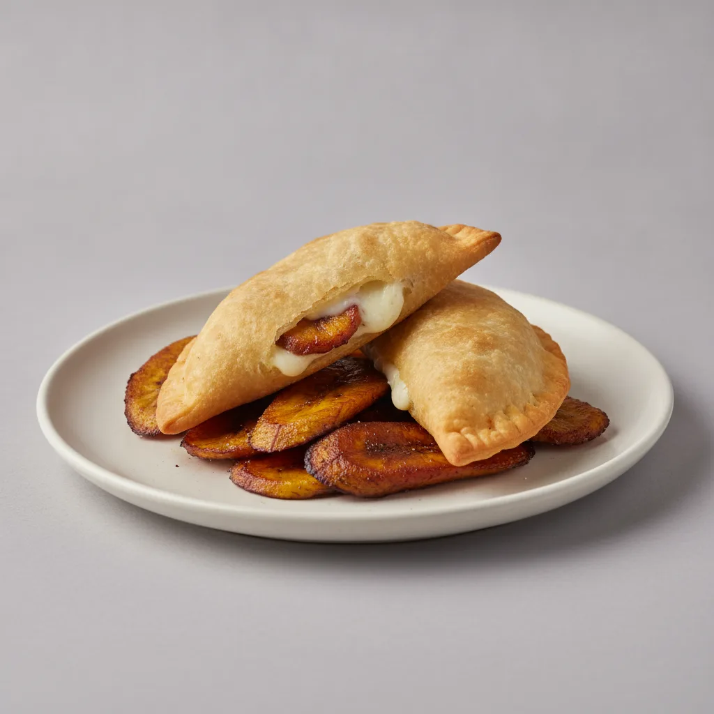 2 Yunque Empanadas with Maduros