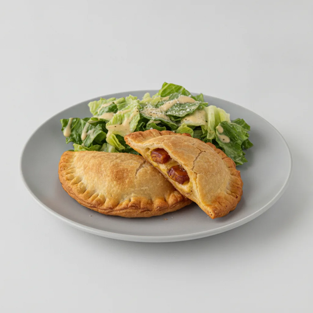 2 Yunque Empanadas with Caesar Salad