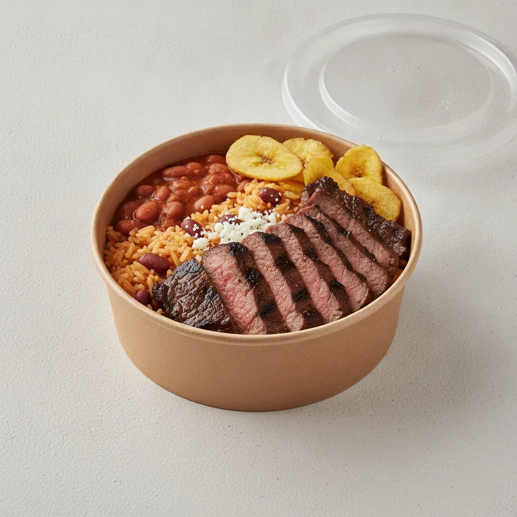Flank Steak Boricua Power Bowl
