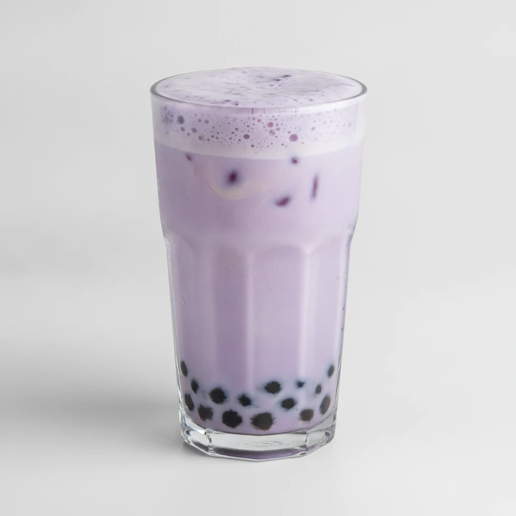 UBE Fresh Milk Boba [16 oz 25% Sweet]