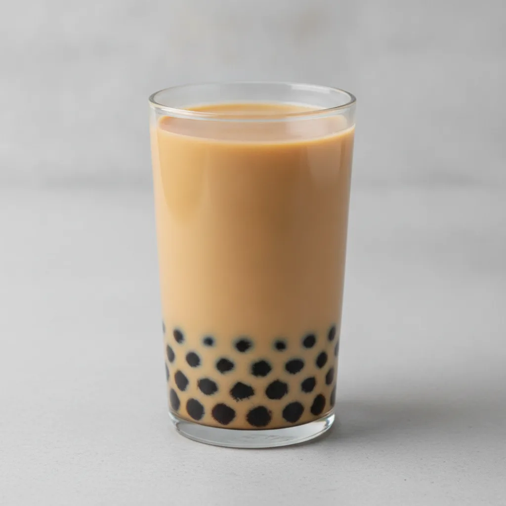 Milk Tea with Boba [16 oz Unsweetened]