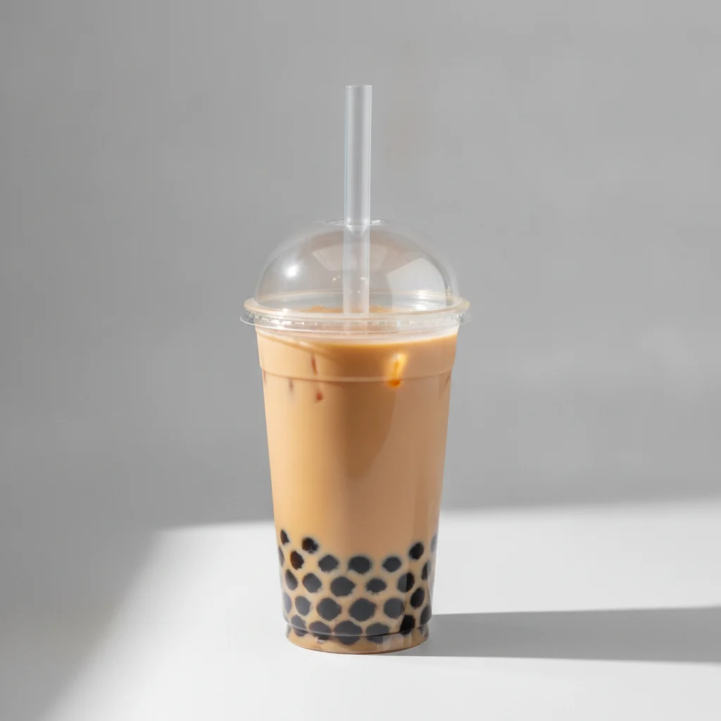 Milk Tea with Boba [24 oz Unsweetened]
