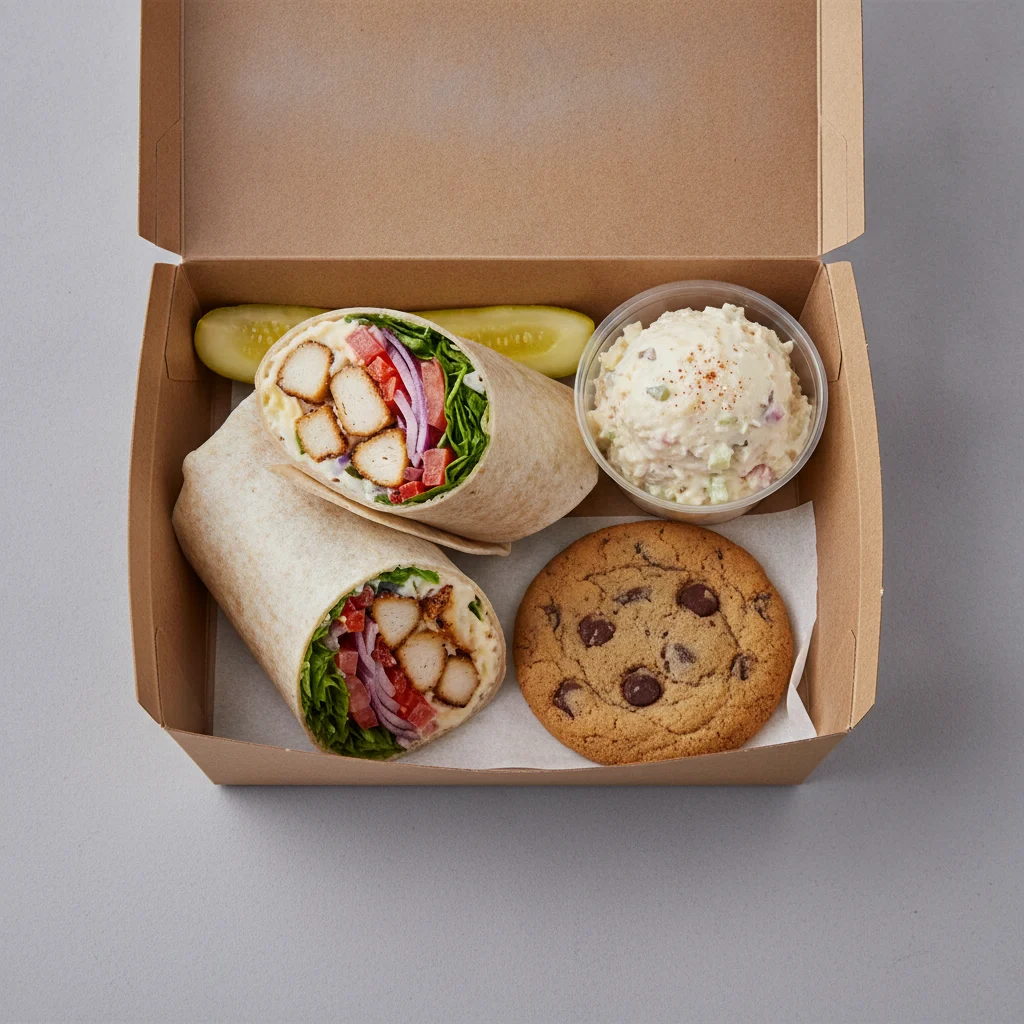 Kickin' Ranch® Chicken Wrap Box Lunch with Homestyle Potato Salad