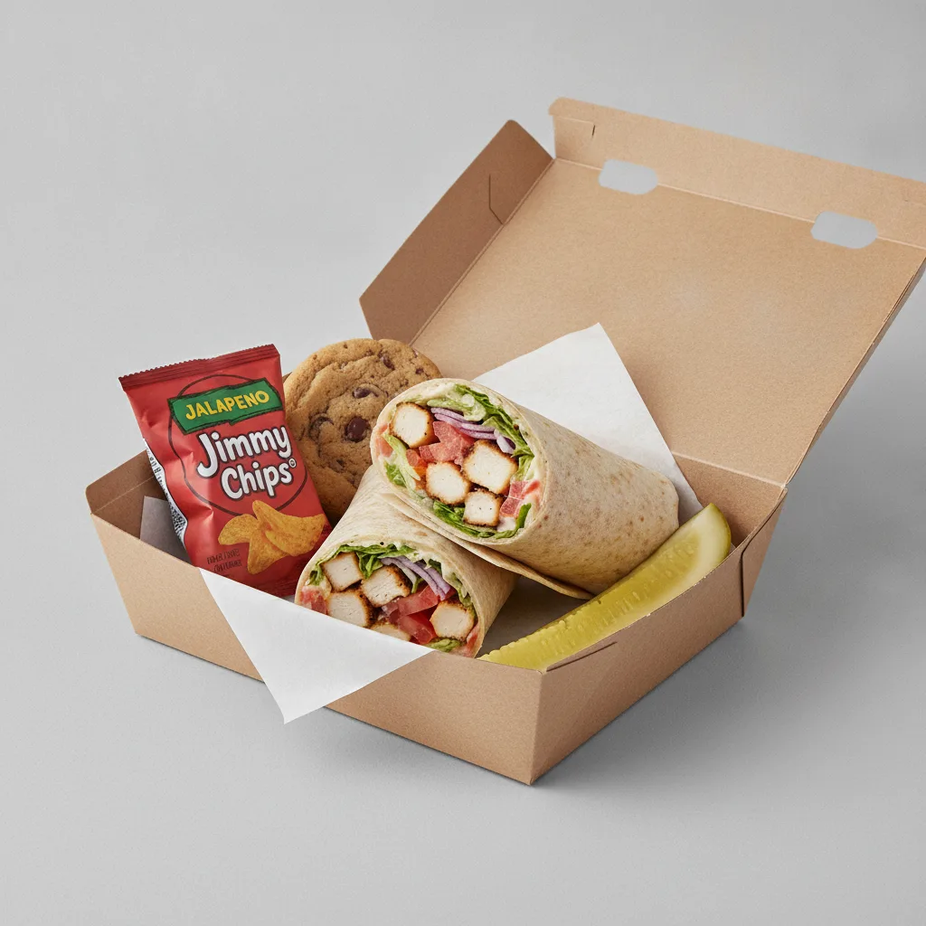 Kickin' Ranch® Chicken Wrap Box Lunch with Jalapeno Jimmy Chips®