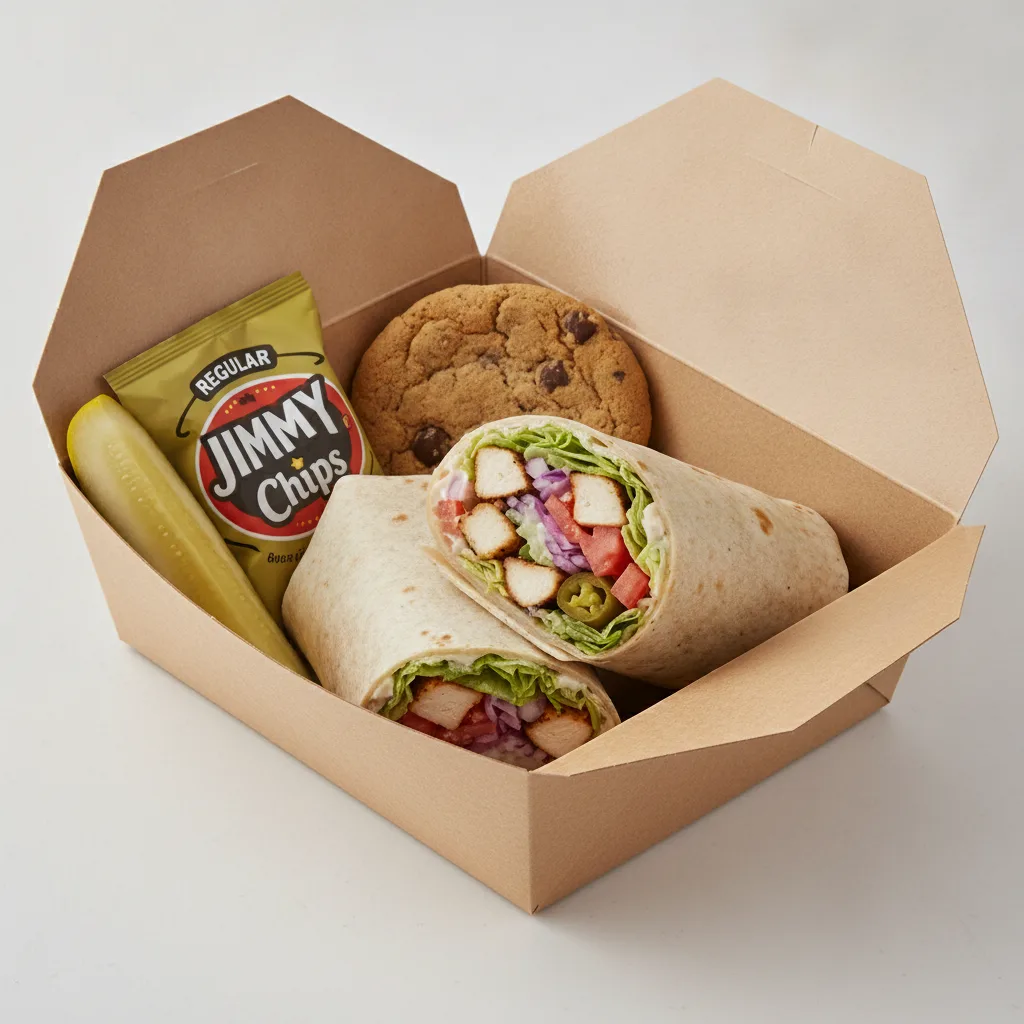 Kickin' Ranch® Chicken Wrap Box Lunch with Regular Jimmy Chips®