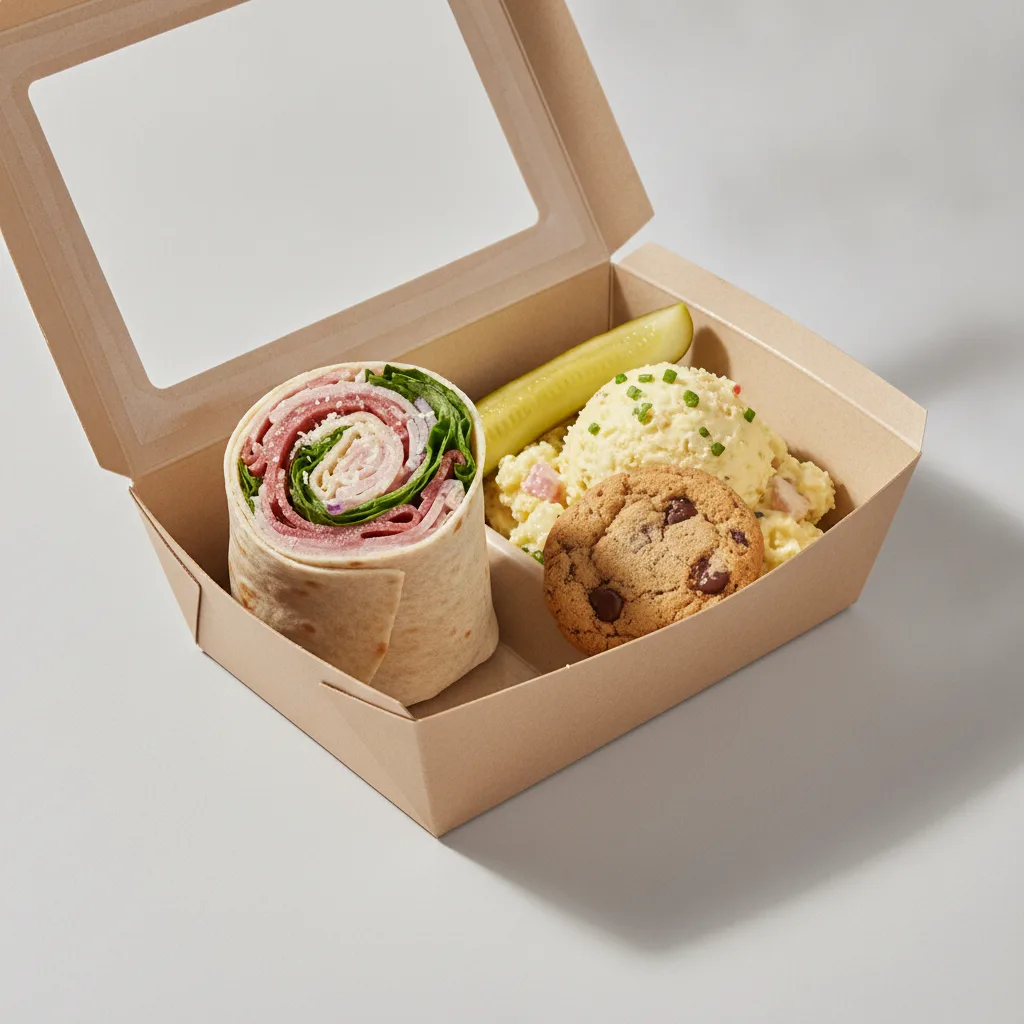 Tuscan Italian Wrap Box Lunch with Homestyle Potato Salad