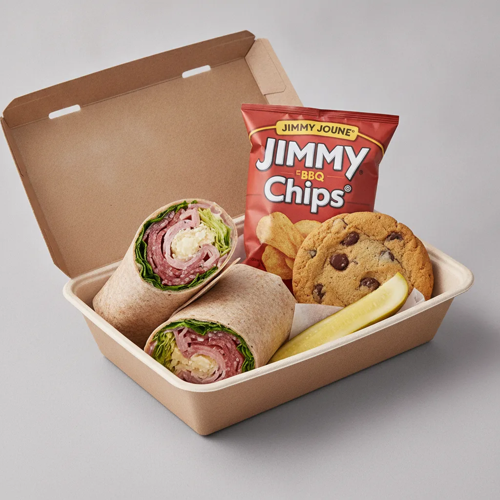 Tuscan Italian Wrap Box Lunch with BBQ Jimmy Chips®