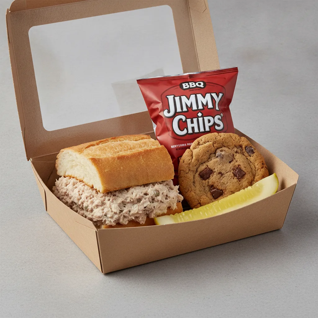 Slim 3 - Tuna Salad Box Lunch with BBQ Jimmy Chips®
