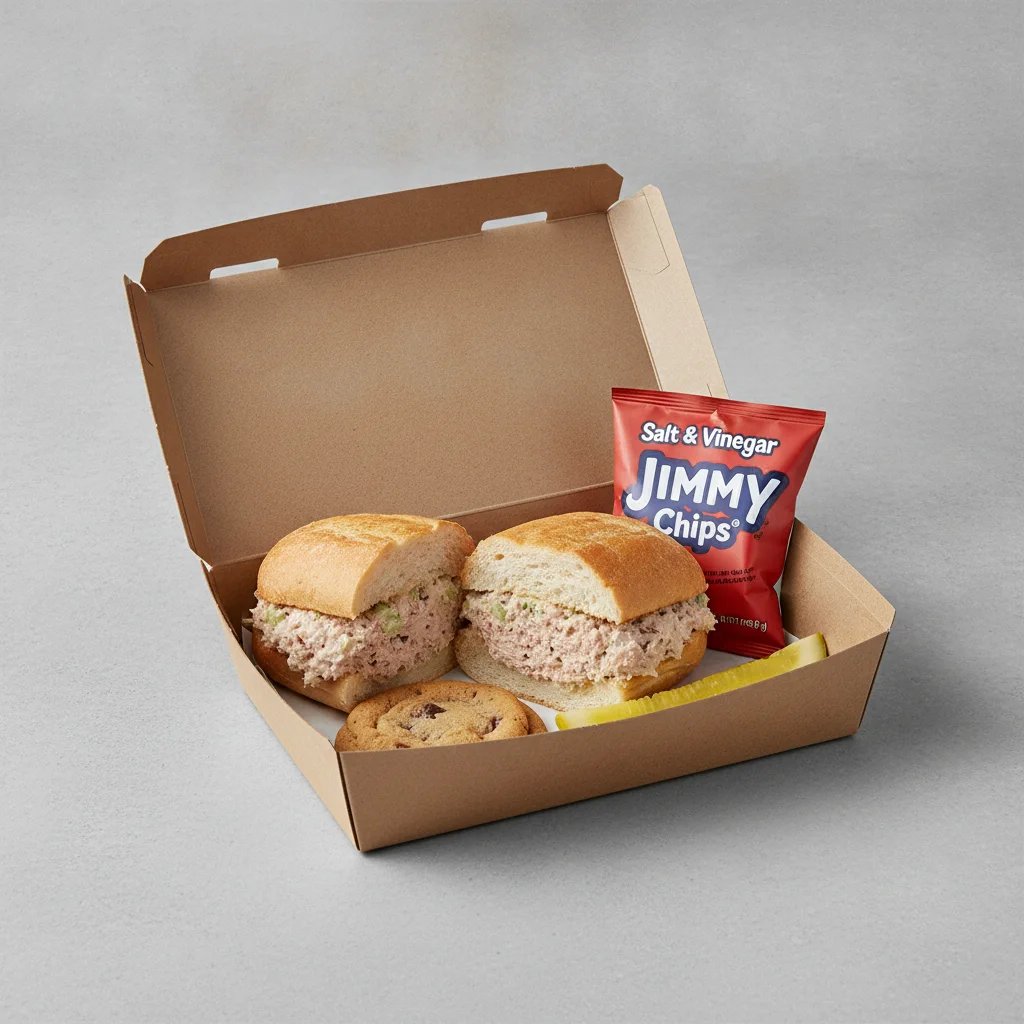 Slim 3 - Tuna Salad Box Lunch with Salt & Vinegar Jimmy Chips®