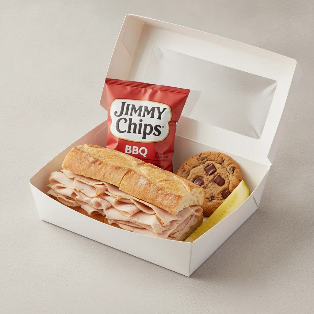 Slim 4 - Turkey Breast Box Lunch with BBQ Jimmy Chips®