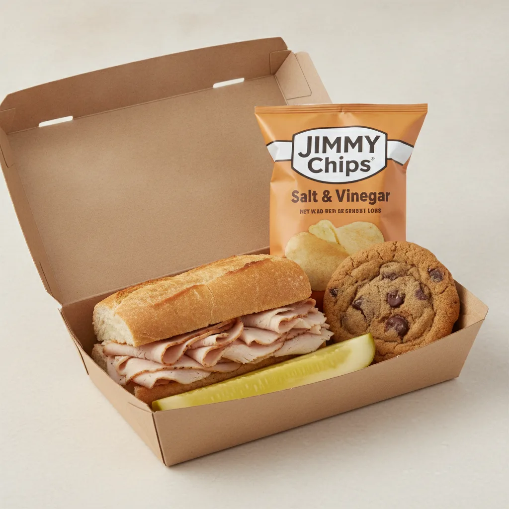 Slim 4 - Turkey Breast Box Lunch with Salt & Vinegar Jimmy Chips®