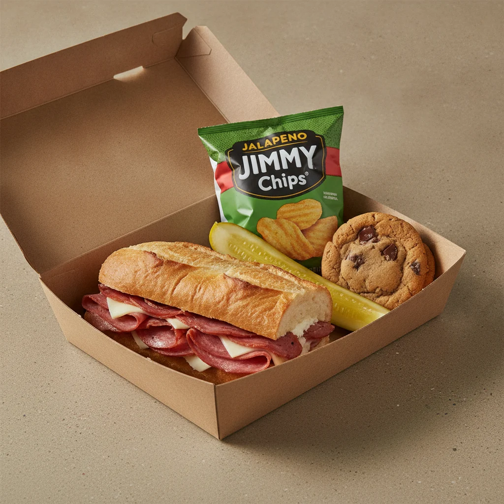 Slim 5 - Salami, Capicola, Cheese Box Lunch with Jalapeno Jimmy Chips®