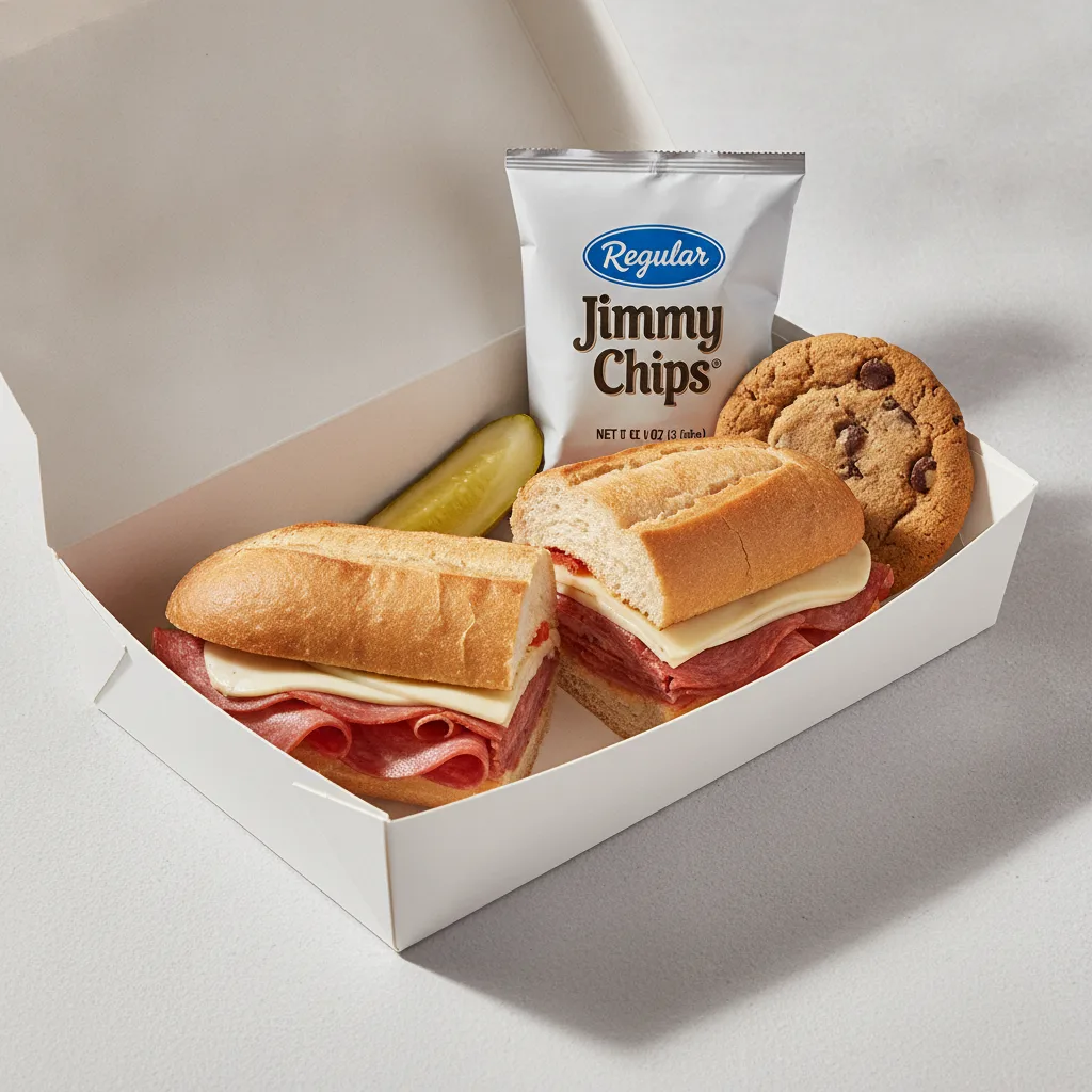 Slim 5 - Salami, Capicola, Cheese Box Lunch with Regular Jimmy Chips®