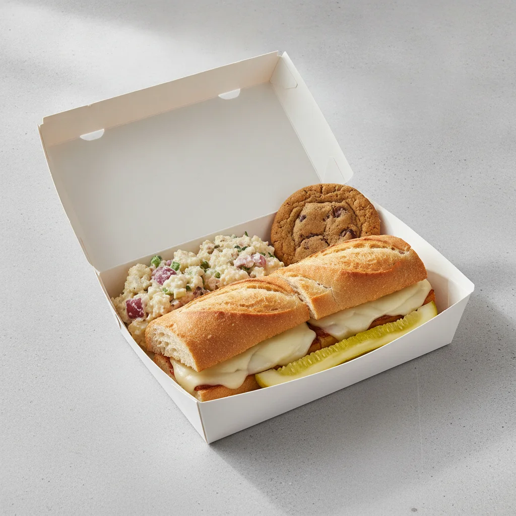 Slim 6 - Double Provolone Box Lunch with Homestyle Potato Salad