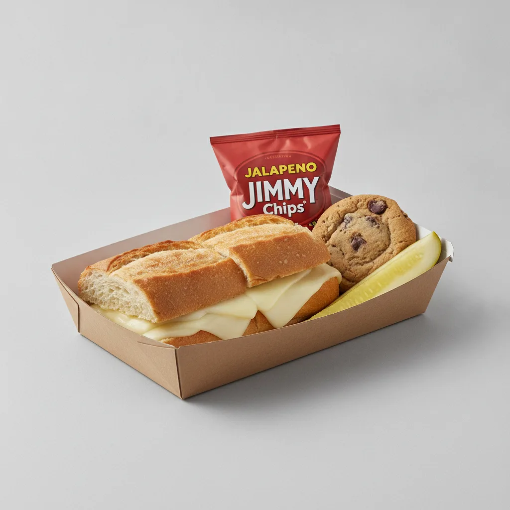 Slim 6 - Double Provolone Box Lunch with Jalapeno Jimmy Chips®