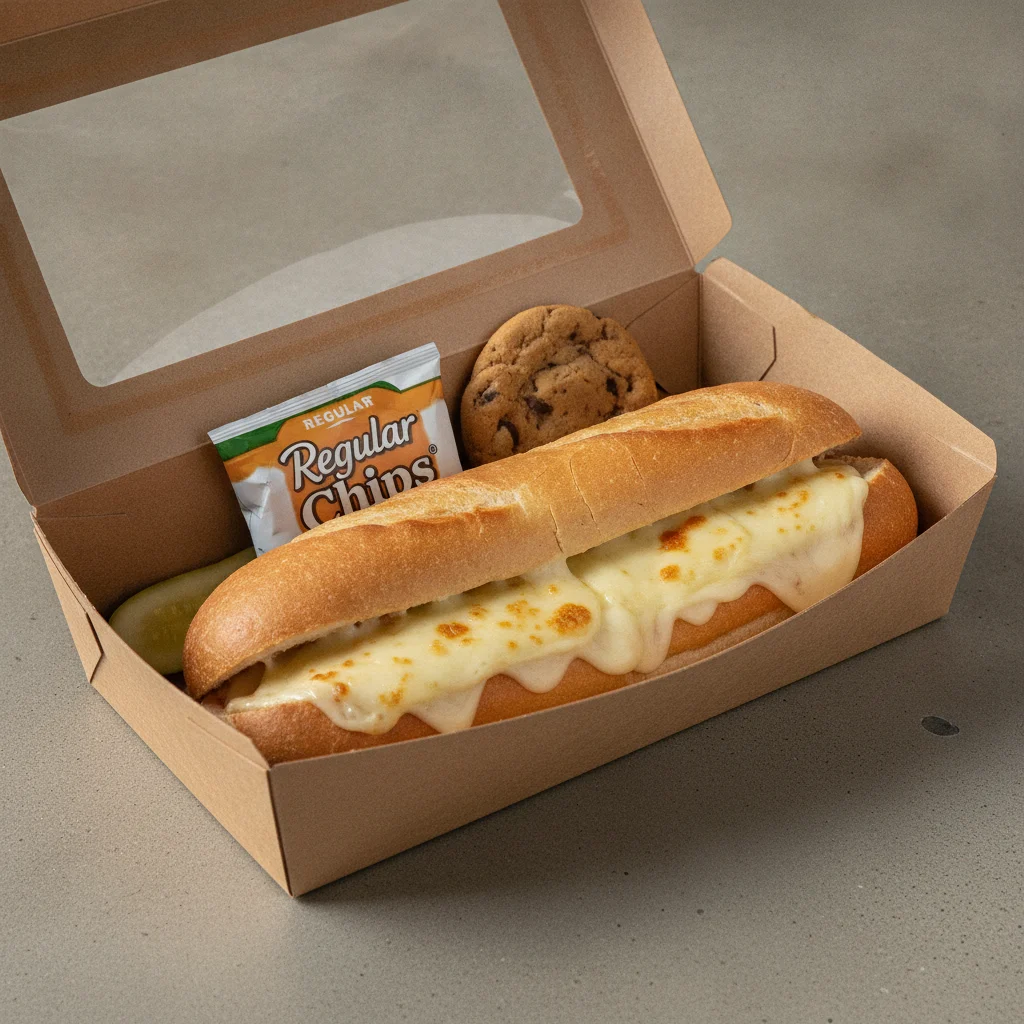 Slim 6 - Double Provolone Box Lunch with Regular Jimmy Chips®