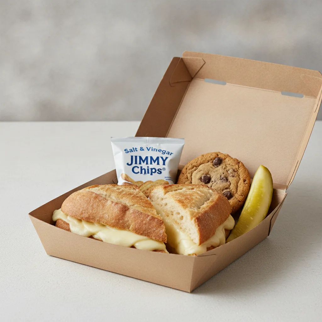 Slim 6 - Double Provolone Box Lunch with Salt & Vinegar Jimmy Chips®