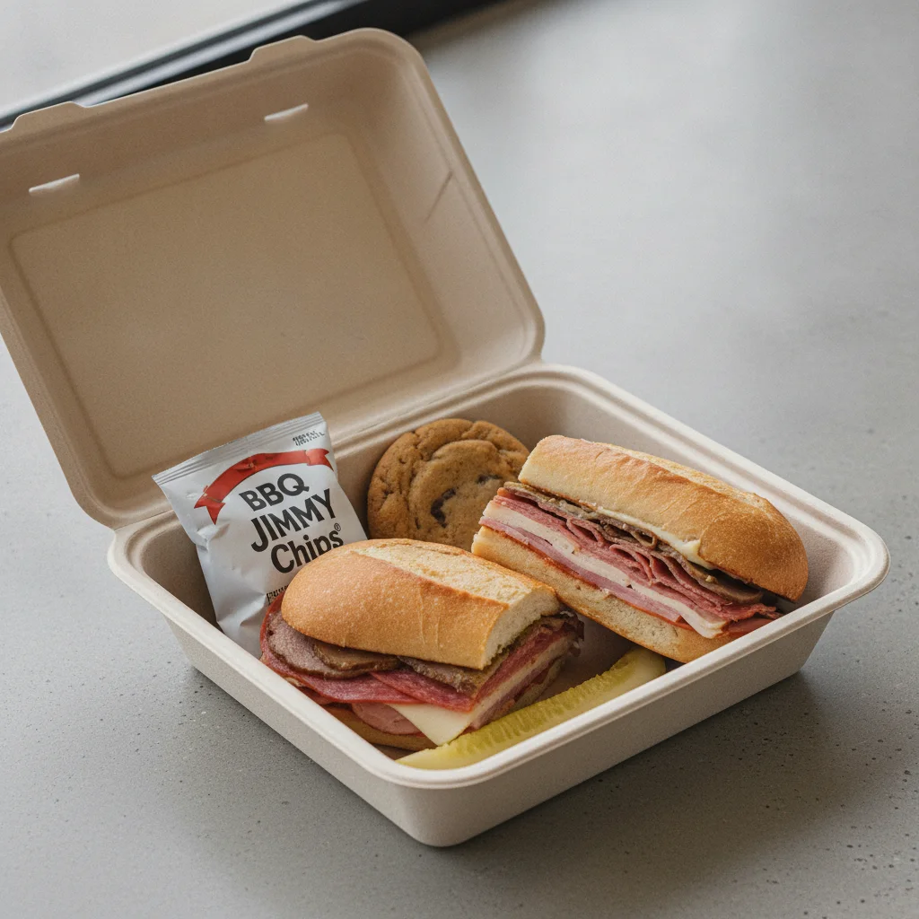 The Garg - Salami, Capicola, Turkey, Roast Beef, Ham & Provolone Box Lunch with BBQ Jimmy Chips®