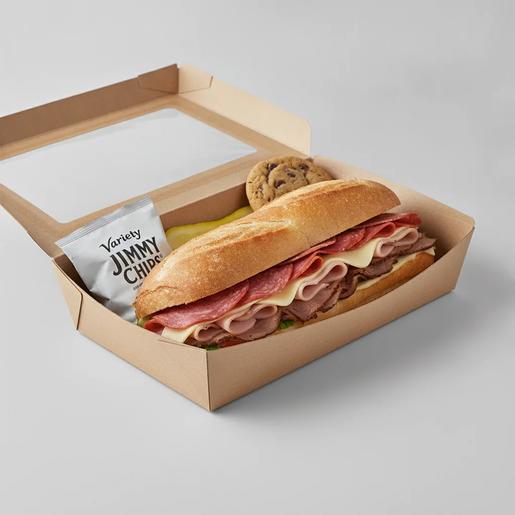 The Garg - Salami, Capicola, Turkey, Roast Beef, Ham & Provolone Box Lunch with Variety Jimmy Chips®