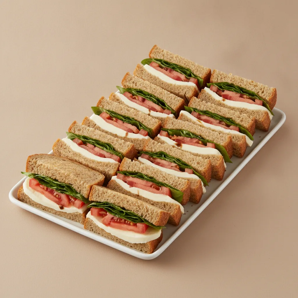 GF Sandwich Platter - Caprese Crush (Halved)