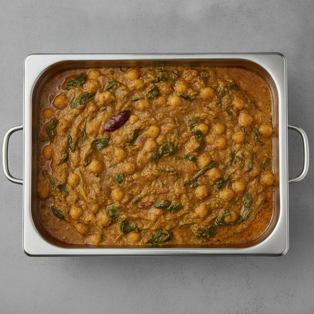 Chana Saag (Full Tray)