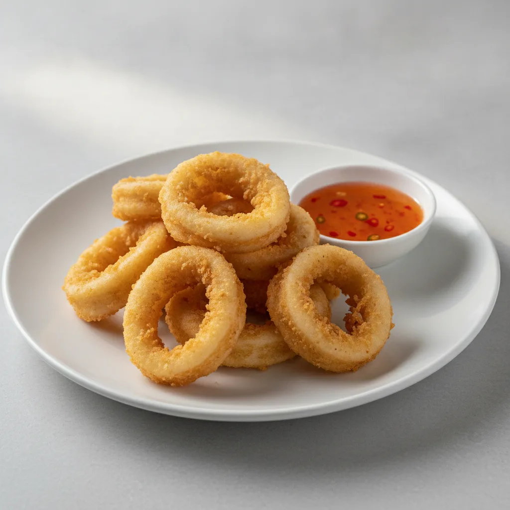 Crispy Calamari with Thai Sauce Crispy Calamari with Thai Sauce