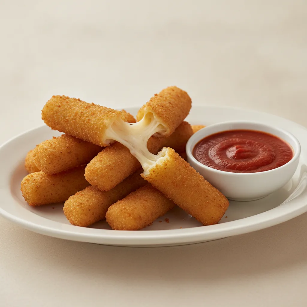 Mozzarella Sticks with Marinara Sauce Mozzarella Sticks with Marinara Sauce