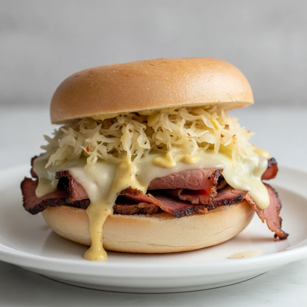 Grand Brisket Reuben Bagel (Plain Bagel) Grand Brisket Reuben Bagel (Plain Bagel)