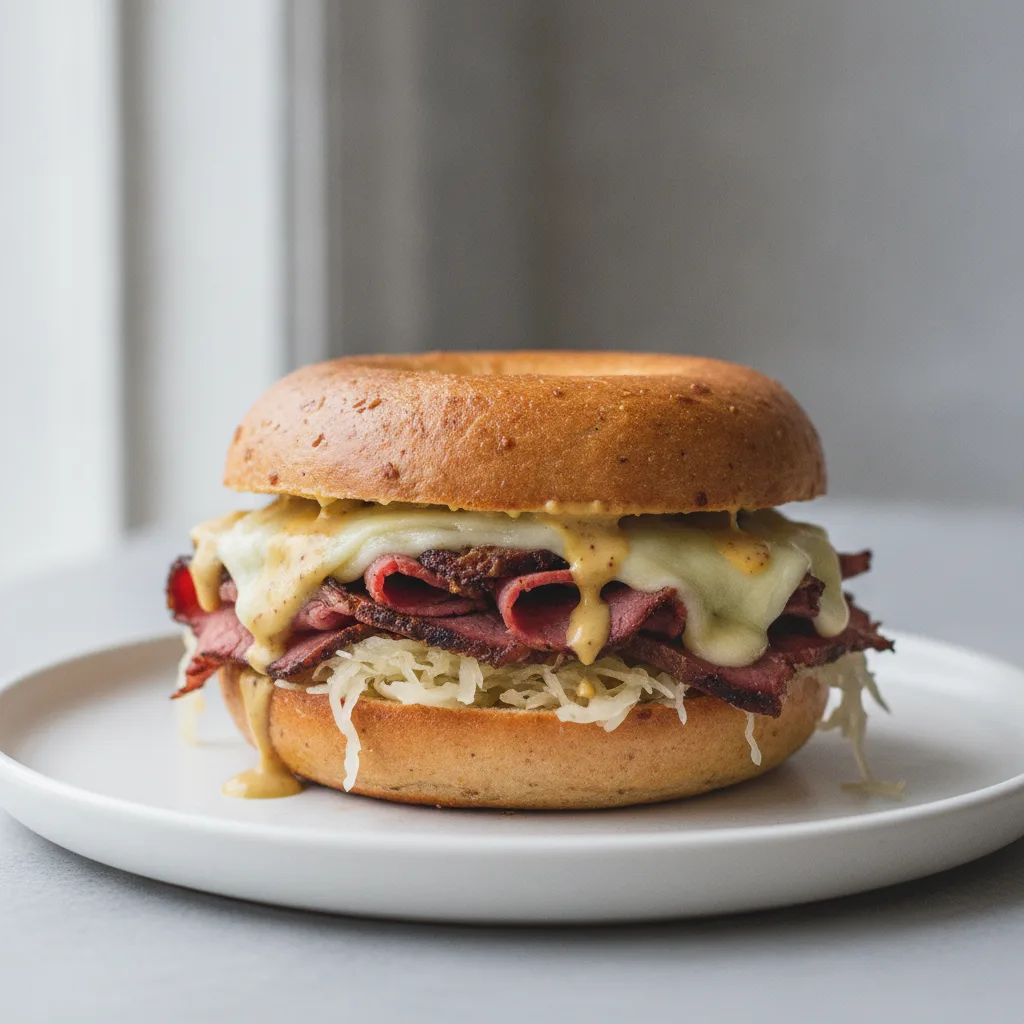 Grand Brisket Reuben Bagel (Gluten Free Bagel) Grand Brisket Reuben Bagel (Gluten Free Bagel)