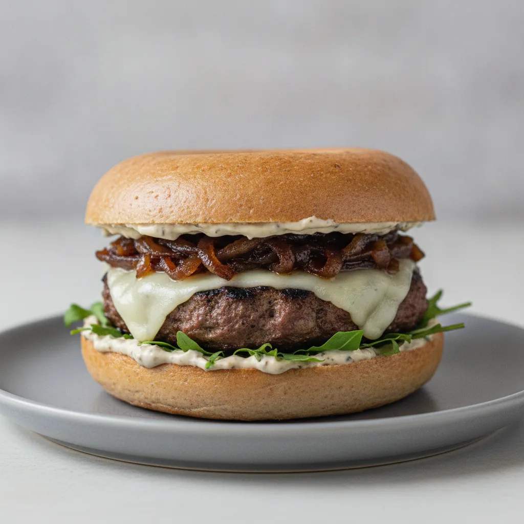 Burger Bagel (Whole Wheat Bagel) Burger Bagel (Whole Wheat Bagel)