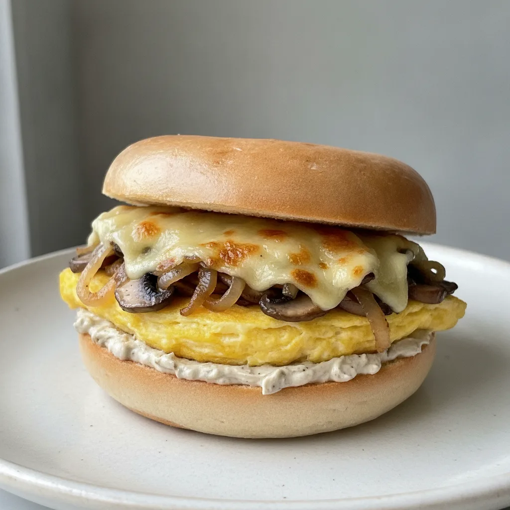 Truffle and Eggs Bagel (Plain Bagel) Truffle and Eggs Bagel (Plain Bagel)