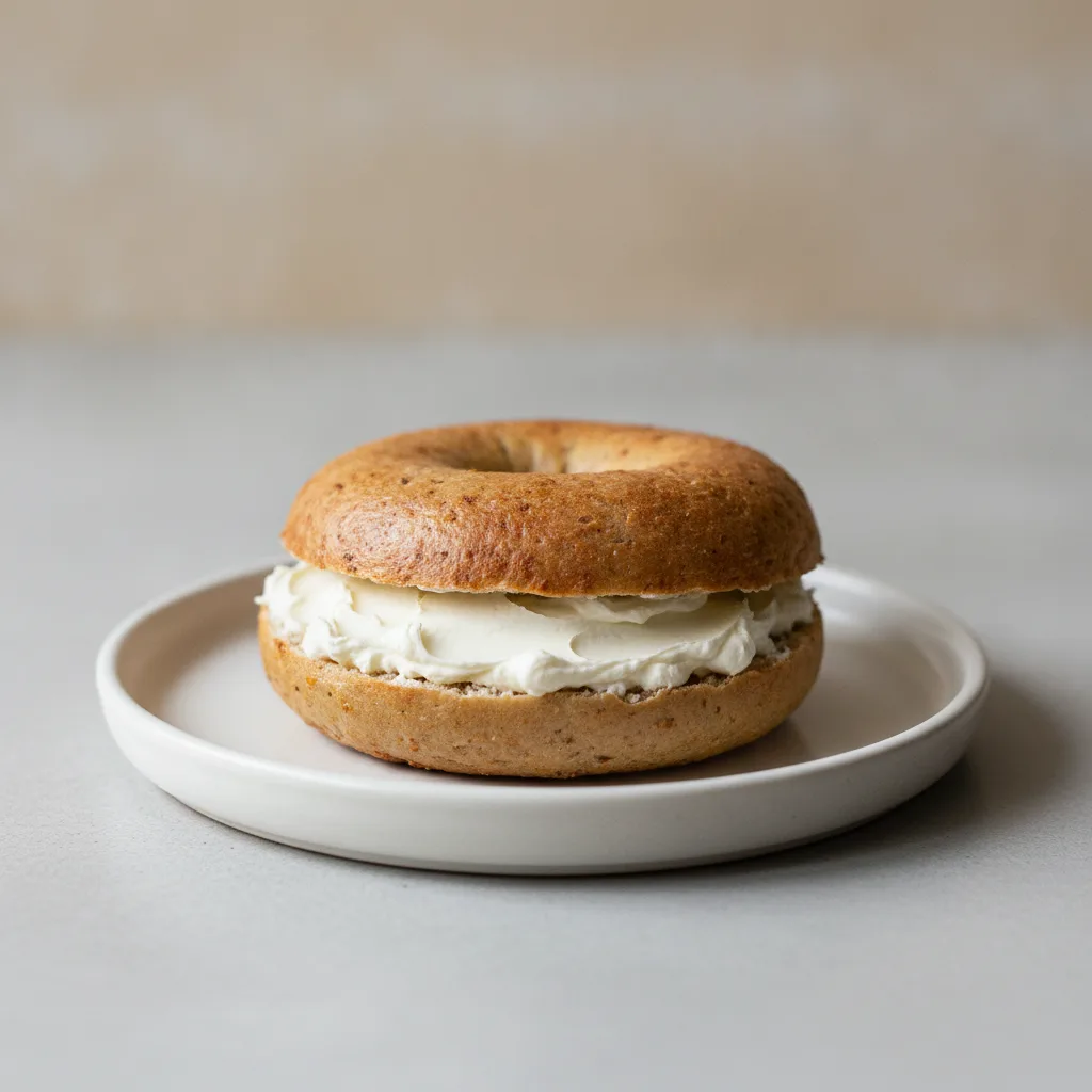 Plain Cream Cheese Bagel (Gluten Free Bagel) Plain Cream Cheese Bagel (Gluten Free Bagel)
