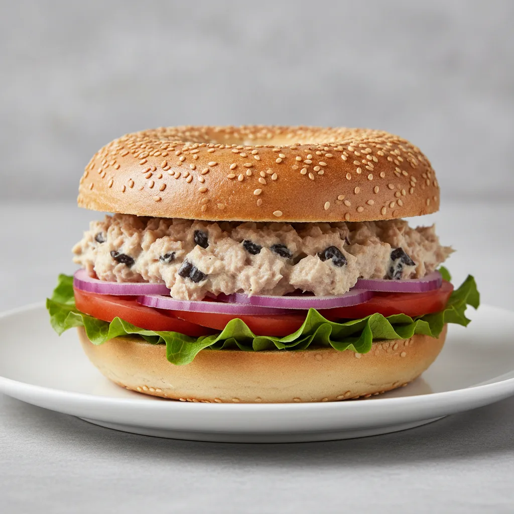 Tuna Salad Spread Bagel (Sesame Bagel) Tuna Salad Spread Bagel (Sesame Bagel)