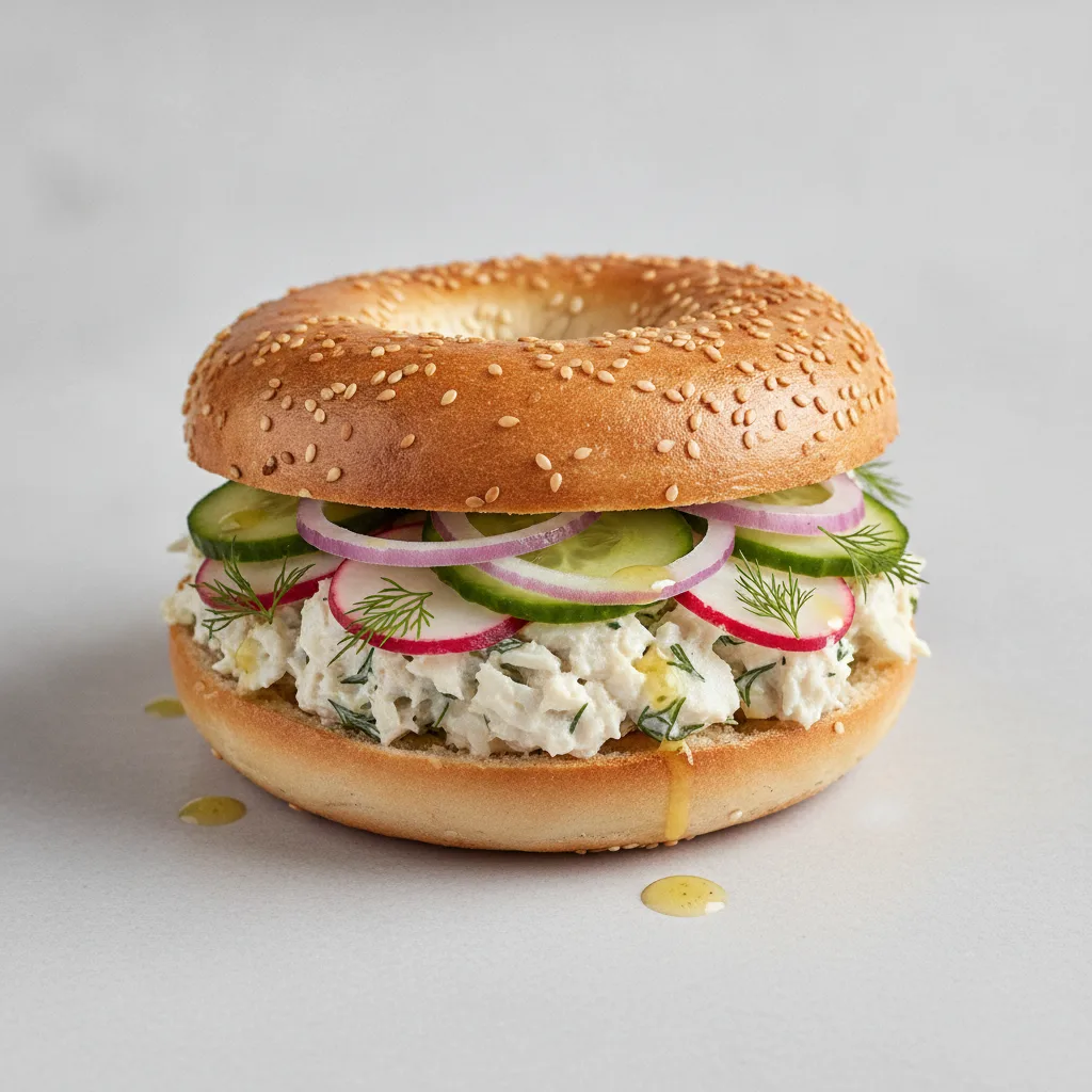 Whitefish Salad Spread Bagel (Sesame Bagel) Whitefish Salad Spread Bagel (Sesame Bagel)