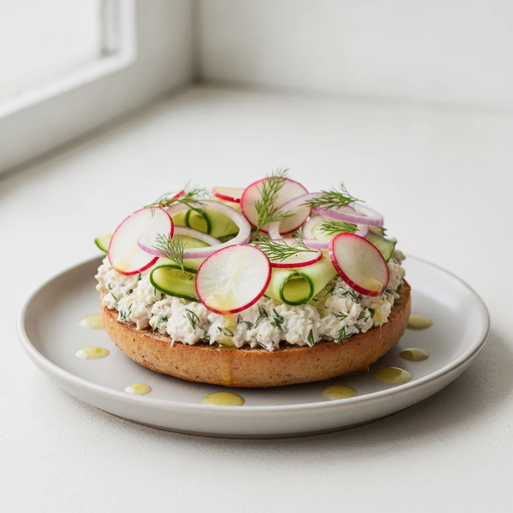 Whitefish Salad Spread Bagel (Whole Wheat Bagel) Whitefish Salad Spread Bagel (Whole Wheat Bagel)