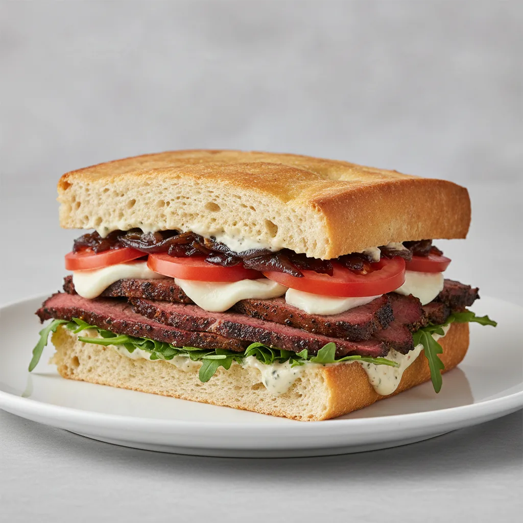 Brisket Club Sandwich Brisket Club Sandwich