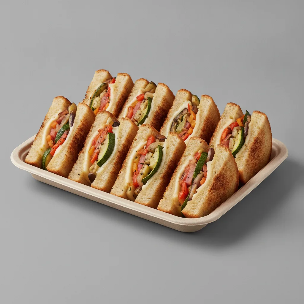 Hot Veggie Sandwich Tray