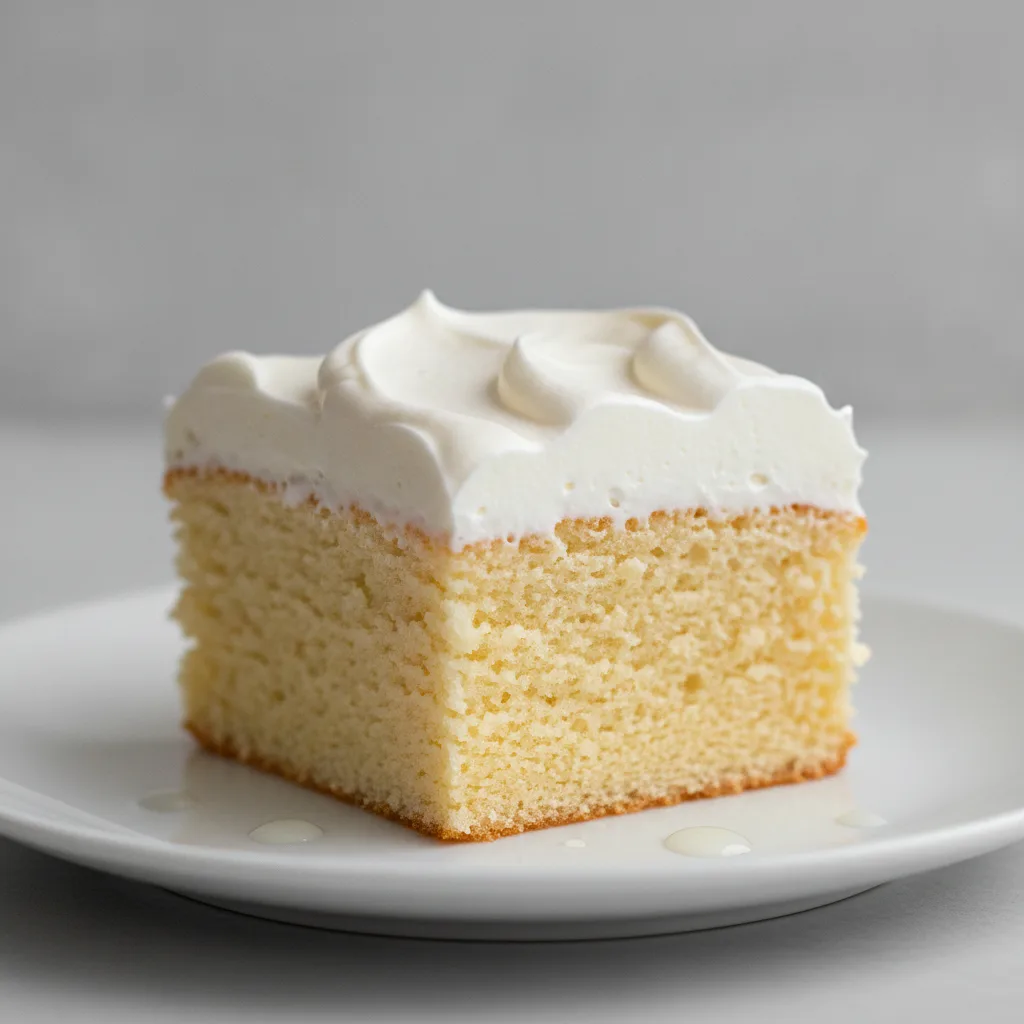Tres Leche Cake Slice