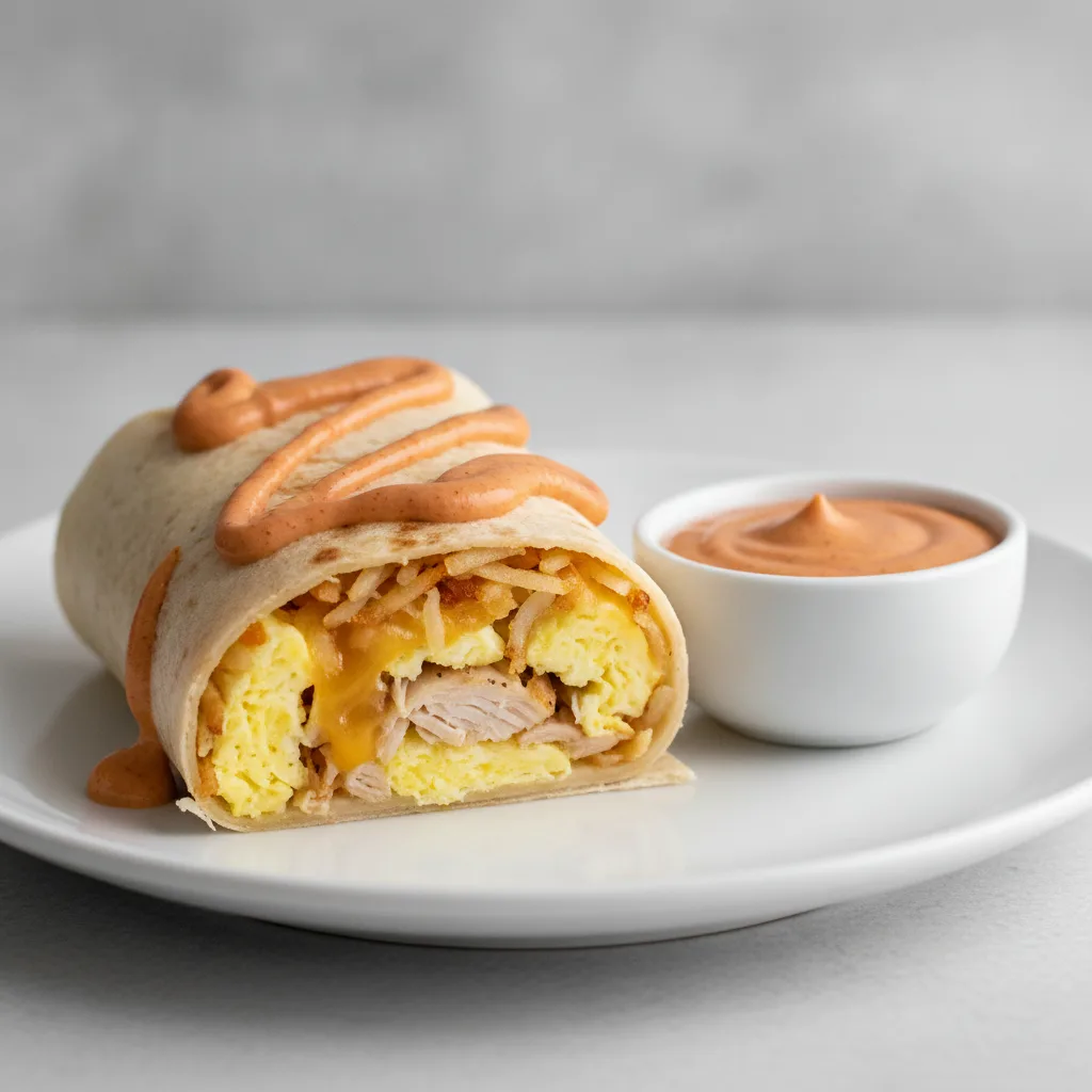 Breakfast Burrito - Turkey + Chipotle Mayo