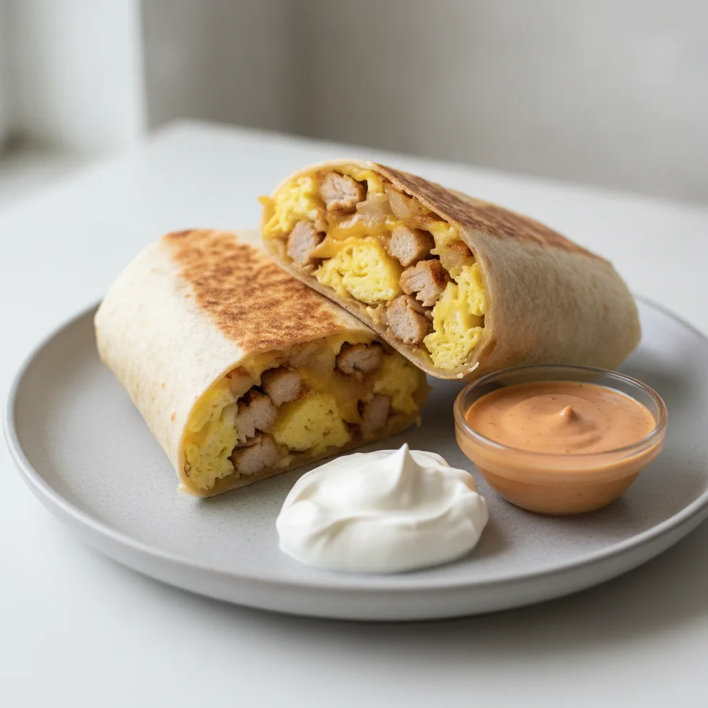 Breakfast Burrito - Turkey + Sour Cream