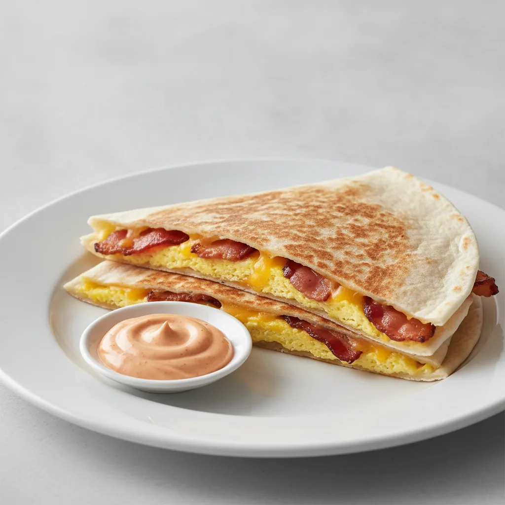 Breakfast Quesadilla - Thick Cut Bacon