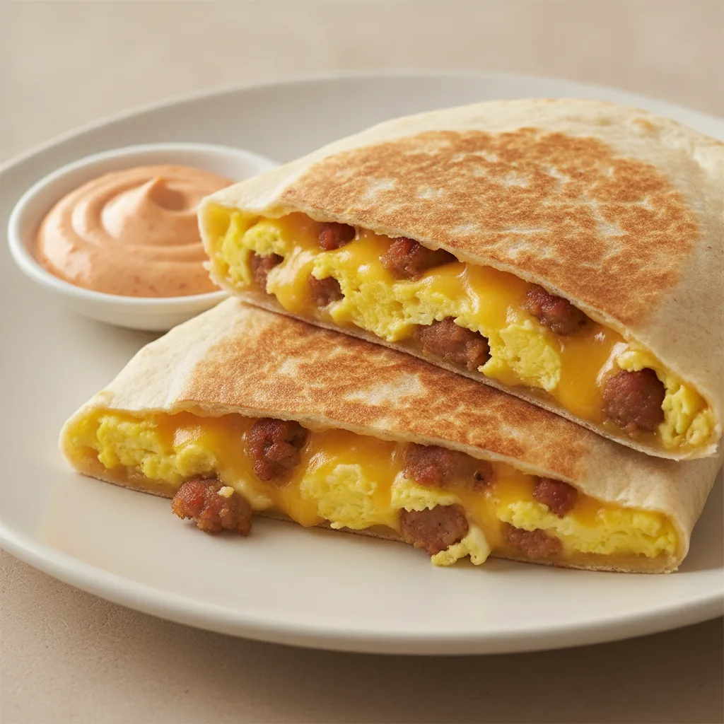 Breakfast Quesadilla - Pork Sausage